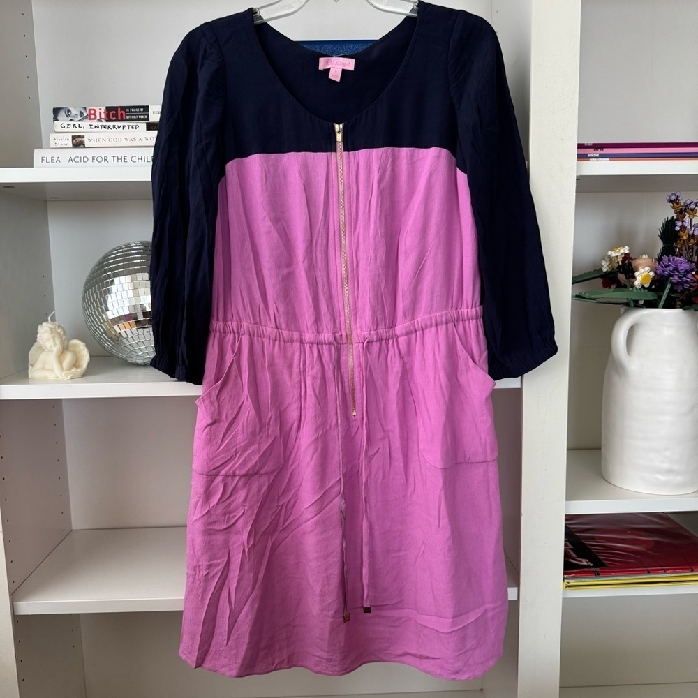 LILLY PULITZER Color Block Sessilee Dress - Picture 2 of 6